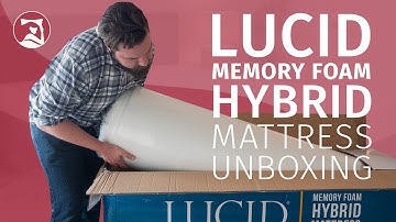 Lucid Memory Foam Hybrid - Unboxing