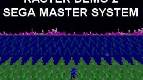 Raster Effect Demo 2 on Sega Master System