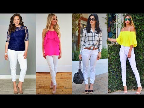 OUTFITS CON PANTALÓN BLANCO 2018 | TENDENCIAS EN MODA