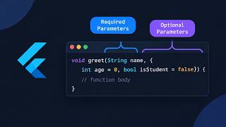Named Required & Optional Parameters in Flutter | Flutter & FastAPI Course – Video 14