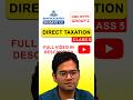 📚 DIRECT TAXATION | CMA INTER GROUP 1 | CLASS 5 #cma #cmaclasses #cmainter #cmaupdate #cmastudents