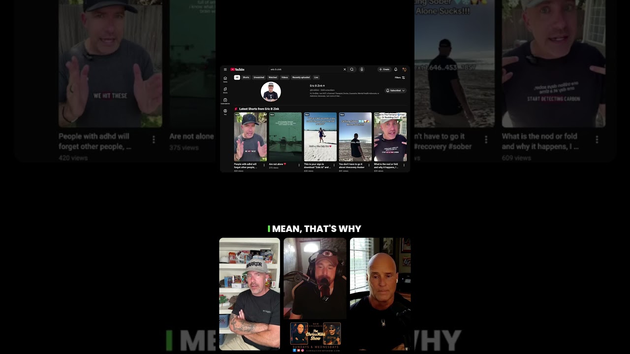 Therapists' Lack of Addiction Training #chrisandmikeshow #podcast #realtalk #reels #shorts