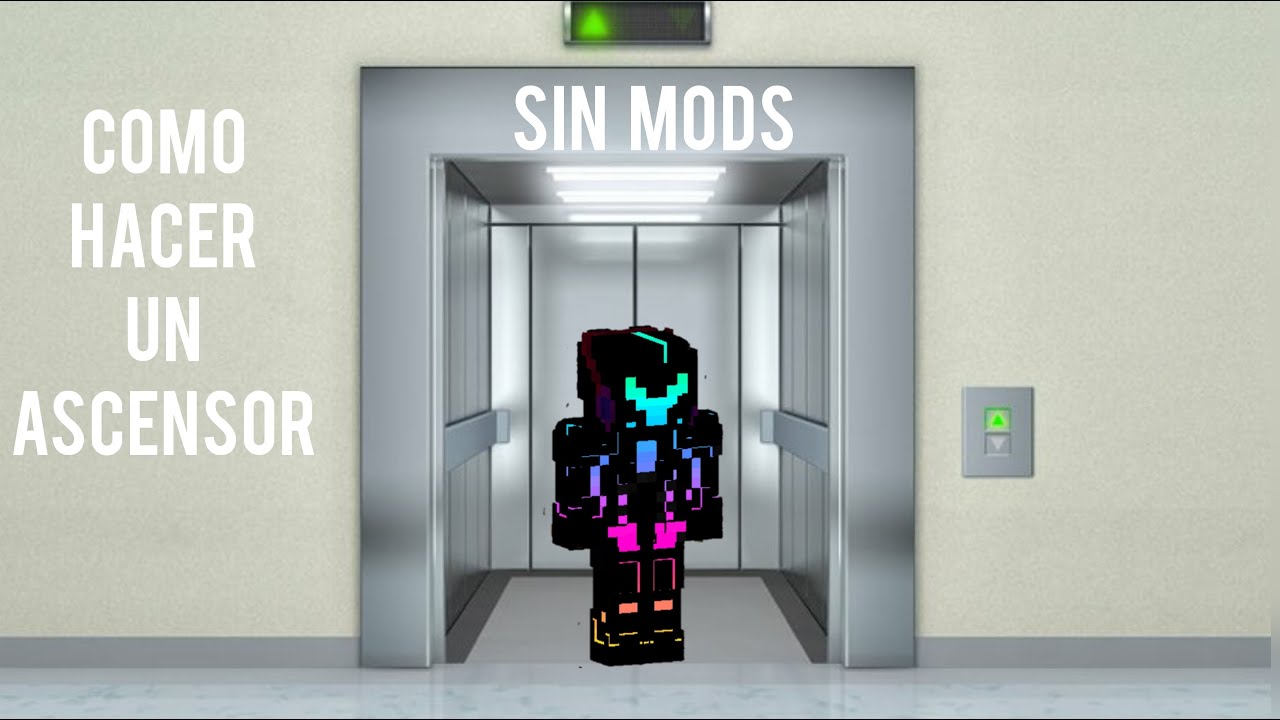TUTORIAL ASCENSOR EN MINECRAFT PE SIN MODS - YouTube