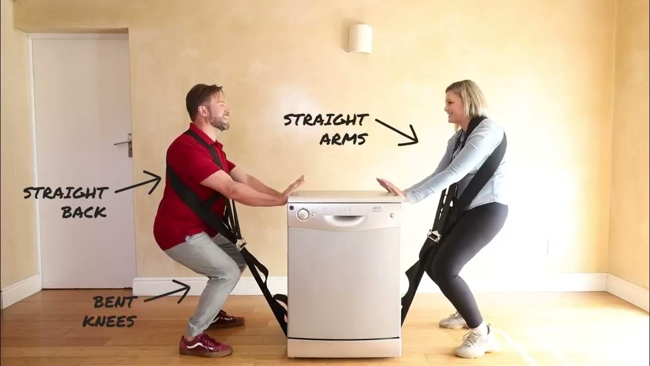 Shoulder Dolly Moving Straps Lifting Strap for 2 Movers Move, Lift