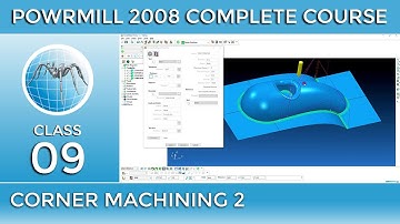 PowerMill Tutorial # 9 - Corner MutliPencil - Corner Automatic Finishing - Urdu/Hindi