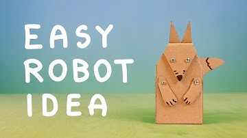 DIY Cardboard Squirrel Robot | Simple and Fun Craft Project
