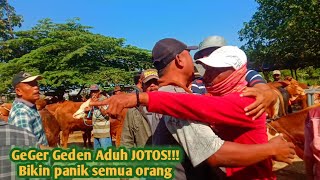 Geger aduh jotos dikroyok warga antar blantik pasar sapi balongpanggang gresik terbaru hari ini