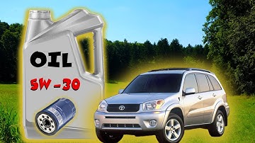 2004 - 2005 RAV4 Oil and Filter Change