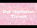 Age regression/Little space tiktoks | tiktok compilation | sfw, non-sexual/kink