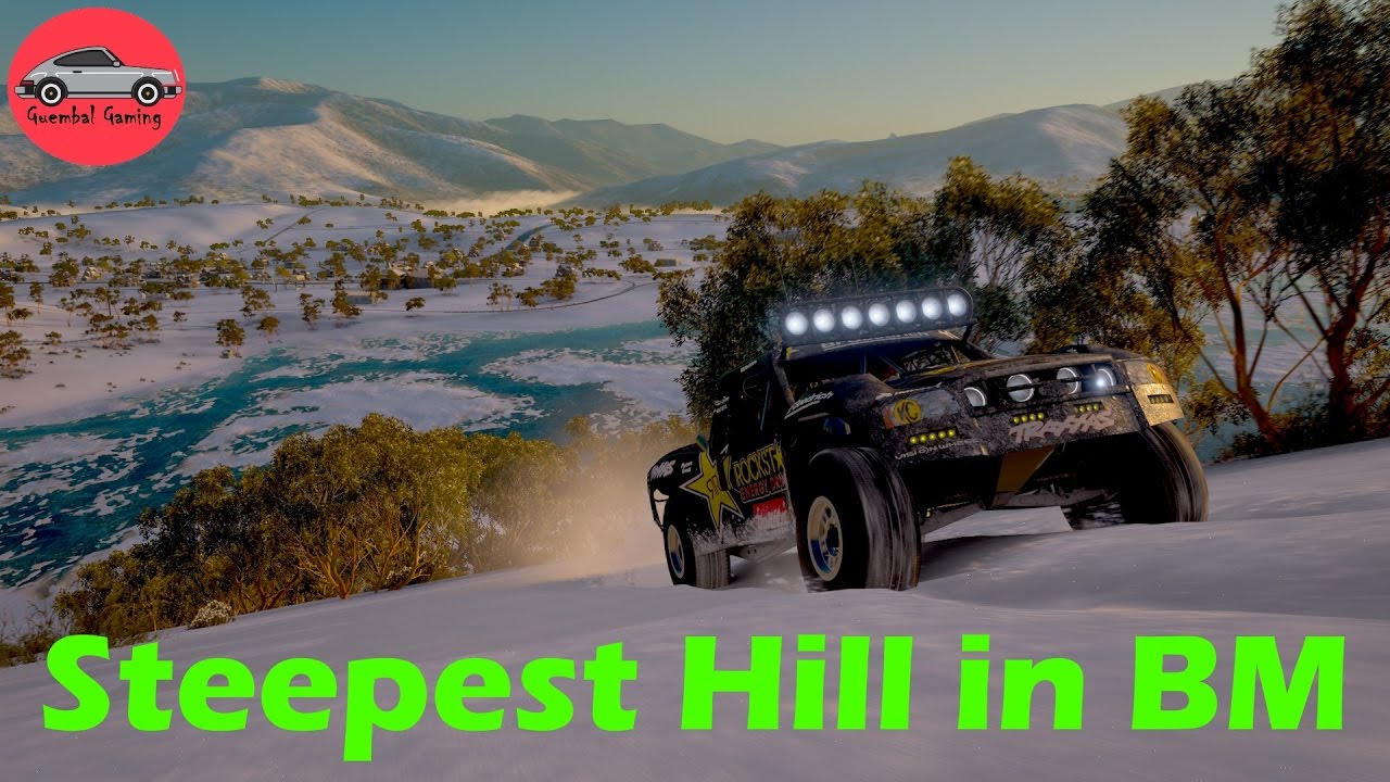 Forza Horizon 3 Steepest Climb in Blizzard Mountain