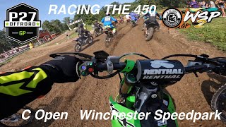 Racing the 450 in My First Ever P27 Off-road Race at Winchester Speed Park 