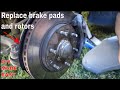 How to replace car brake pads and rotors on any car - DIY