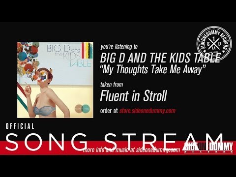 Punk music video thumbnail preview for Big D and the Kids Table - My Thoughts Take Me Away