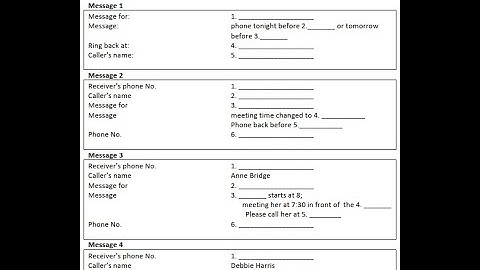 Unit 2: Listening Activity No.10