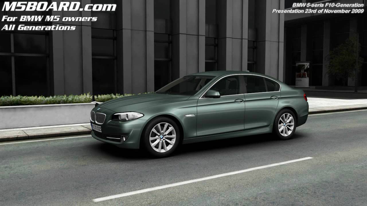  5シリーズ　F10 The new BMW 5-series F10-Generation World Premiere - YouTube