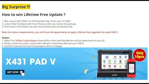 Unboxing LAUNCH X431 PAD V-YZA09(Lifetime Free Update)