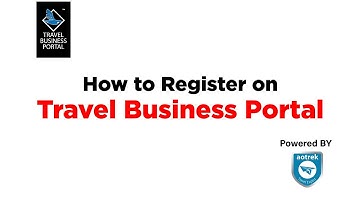 How to Register on Travel Business Portal