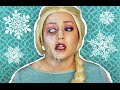 ELSA FROZEN MAKEUP TUTORIAL!