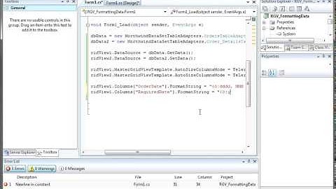 Formatting Data In RadGridView for WinForms