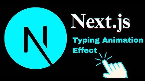 Create a Typing Animation in Next.js | Easy React Tutorial for Beginners