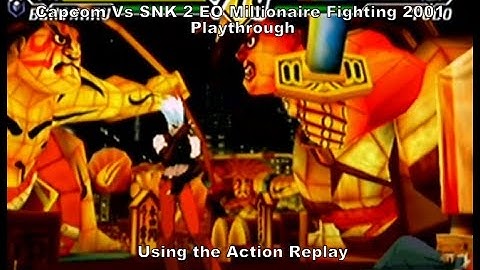 Capcom vs Snk 2 EO Millionaire Fighting 2001 Benimaru Playthrough using the AR for GC :D #Nintendo
