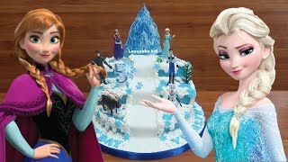 Toys Frozen How to Decorating Birthday Cake Frozen Elsa - How to Make Birthday Cake Frozen Tier