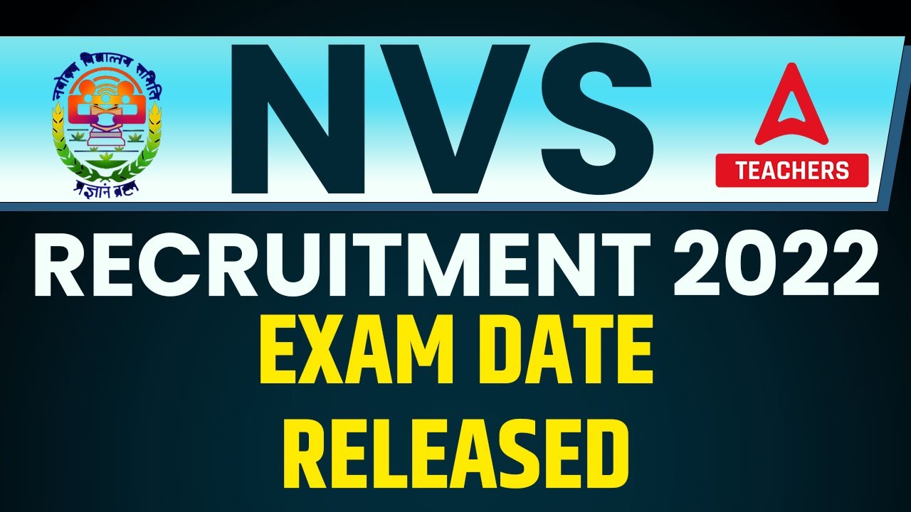 NVS Exam Date 2022 NVS Exam Date Out! YouTube