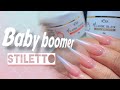 Stiletto | Baby boomer | Nail Art