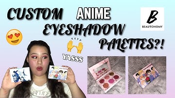 I Made My Own Custom Anime Eyeshadow Palettes Using Beautonomy