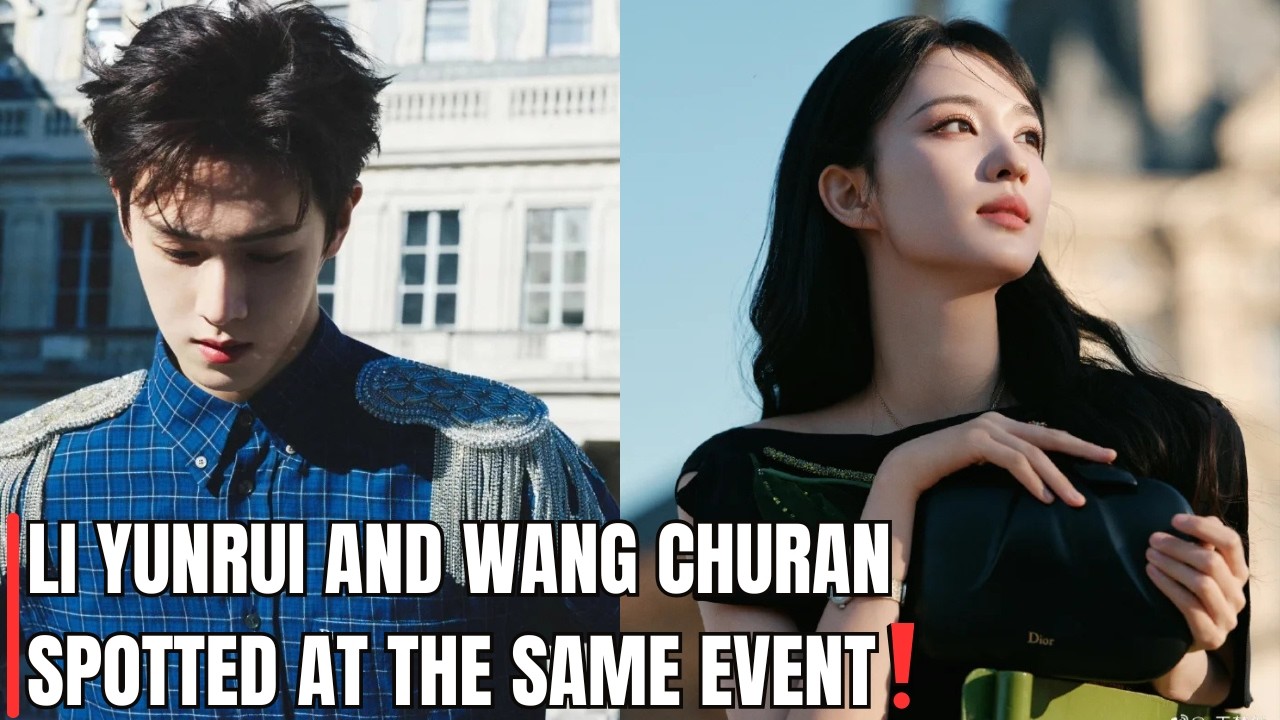 Excerpts from the live broadcast of the Dior fashion show by Li Yunrui and Wang Churan❗✨