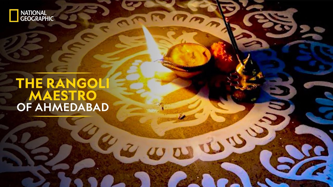 Geography Rangoli The Rangoli Maestro of Ahmedabad | It Happens Only in India | National ...