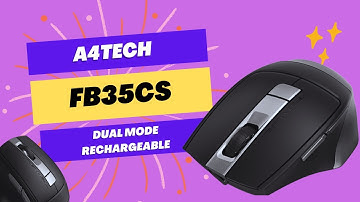 A4TECH FB35CS Fstyler সাইলেন্ট ক্লিক ডুয়াল মোড রিচার্জেবল ওয়্যারলেস মাউস