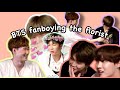 BTS fanboying the florist is such a mood