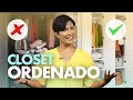 Closet SIEMPRE ARREGLADO! Cómo limpiar ese clóset *EXTREMO* | Tips de Ellen Te Dice