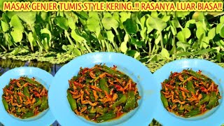 Gadis Sabah || Masak Sayur Genjer Goreng Style Kering Saja Ternyata Luar Biasa Rasanya