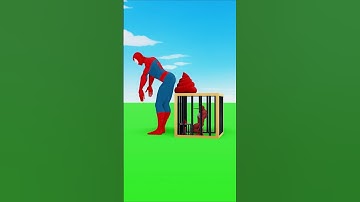😅Hulk vs Spider Man Epic 3D Animation video! #Shorts#Marvel #SpiderMan