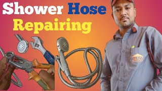 How to Fix a Leaking shower Hose in Two Minutes ! repair leaking shower hose #shorts #diy #howto