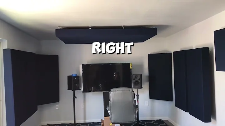 Mix & Drum Kit Studio Install Complete With 21 Of Our 4” Navy Blue Bass Traps & A 4’ x 6’ Cloud!