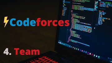 Team Problem | Codeforces Easy Problems.