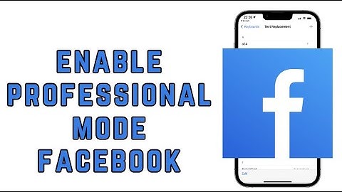How to enable Professional mode in Facebook (2025)