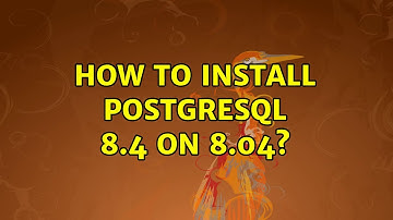 Ubuntu: How to Install PostgreSQL 8.4 on 8.04? (2 Solutions!!)