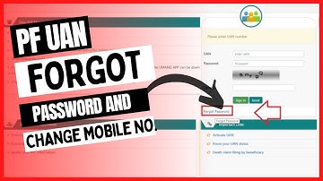 How to change UAN mobile number? UAN password Forgot I {Reset Password}"
