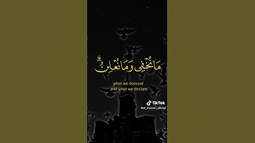 سورة ابراهيم الاية  38
