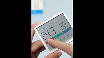 Xiaomi Duka Atuman Digital LCD Indoor Convenient Temperature Sensor Humidity Meter Clock #motivation