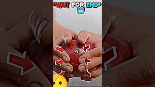 How to Split an Apple with Your Bare Hands💪#edit #shorts#viral