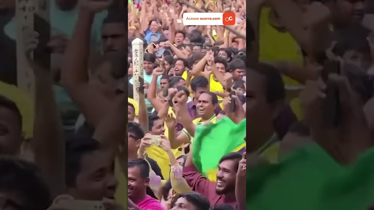 A festa pelo GOL DO BRASIL foi insana até do OUTRO LADO DO MUNDO