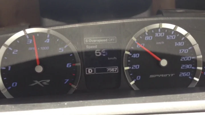 XR6 sprint 0-100km/hr after a tickle