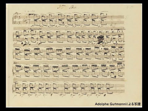 ショパン　練習曲 op. 25-4 自筆譜ファクシミリ ショパン 練習曲 op. 25-4 自筆譜ファクシミリ ショパン 練習曲