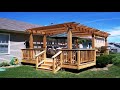 How To Build A Floating Deck With Pergola How To Build A Floating Deck With Pergola