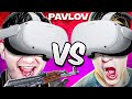 FlackJK ПРОТИВ AndyFy в CS:GO в VR (PAVLOV VR)